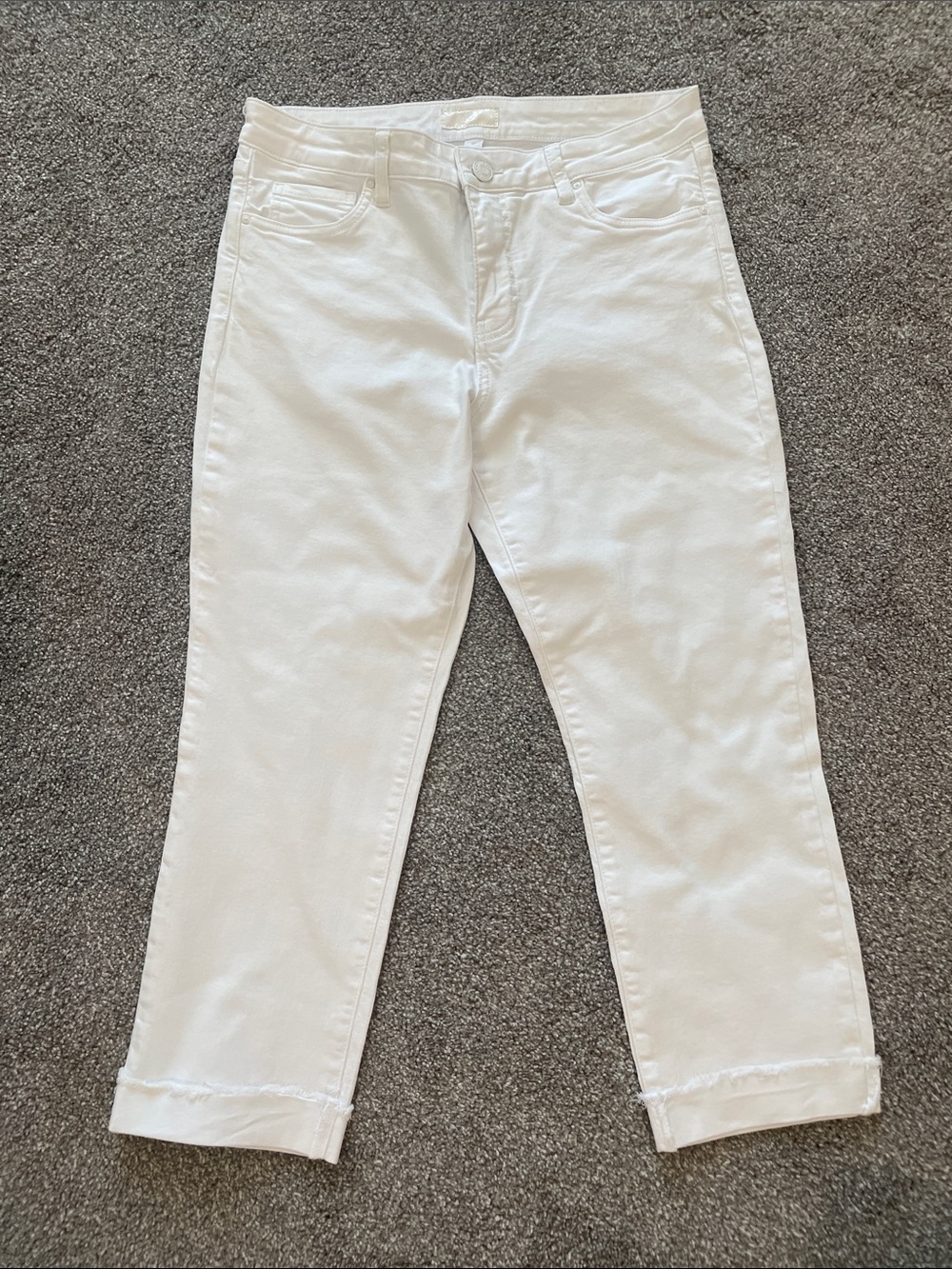 Kut from the Kloth cropped straight leg jeans
